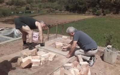 Volontari al lavoro a Fosarato